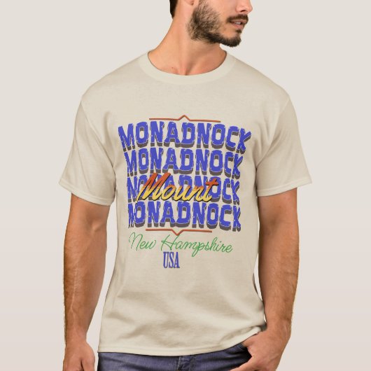 Mount Monadnock, New Hampshire T-shirt (Voorkant)