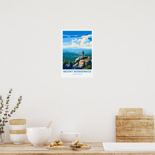 Mount Monadnock New Hampshire Travel Print (Keuken)