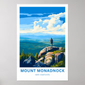 Mount Monadnock New Hampshire Travel Print (Voorkant)