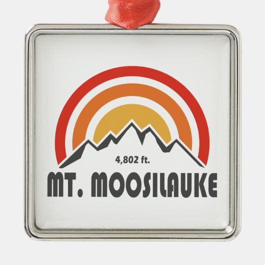 Mount Moosilauke Metalen Ornament (Voorkant)