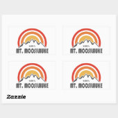 Mount Moosilauke Rechthoekige Sticker (Vel)