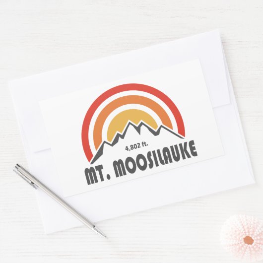Mount Moosilauke Rechthoekige Sticker (Envelop)