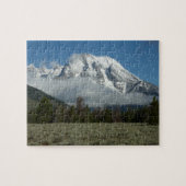 Mount Moran en Clouds in Grand Teton Legpuzzel (Horizontaal)