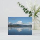 Mount Moran Reflection in Grand Teton Briefkaart (Staand voorkant)