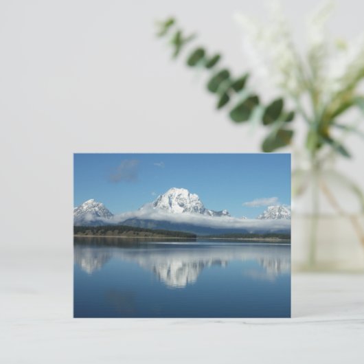 Mount Moran Reflection in Grand Teton Briefkaart (Staand voorkant)