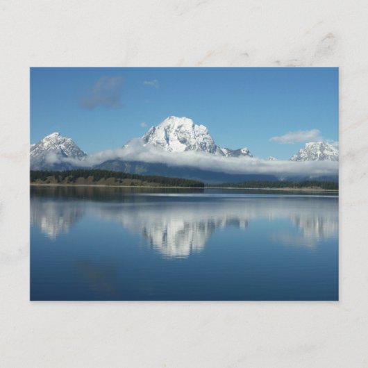 Mount Moran Reflection in Grand Teton Briefkaart (Voorkant)