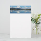 Mount Moran Reflection in Grand Teton Briefpapier (Staand voorkant)