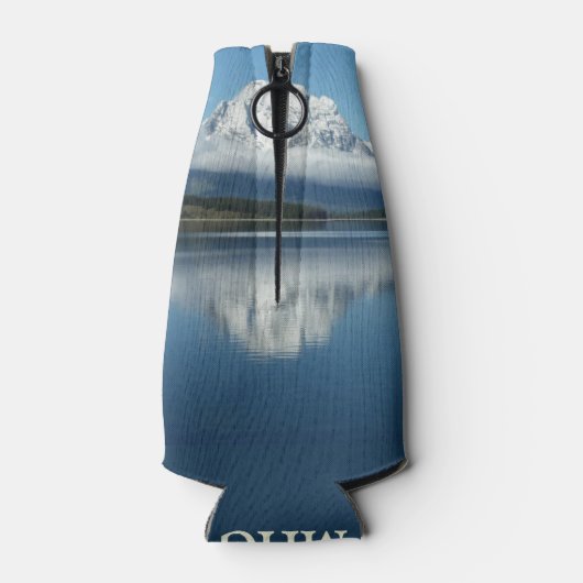 Mount Moran Reflection in Grand Teton Flesjeskoeler (Achterkant)