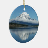 Mount Moran Reflection in Grand Teton Keramisch Ornament (Rechts)