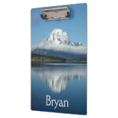 Mount Moran Reflection in Grand Teton Klembord (Links)