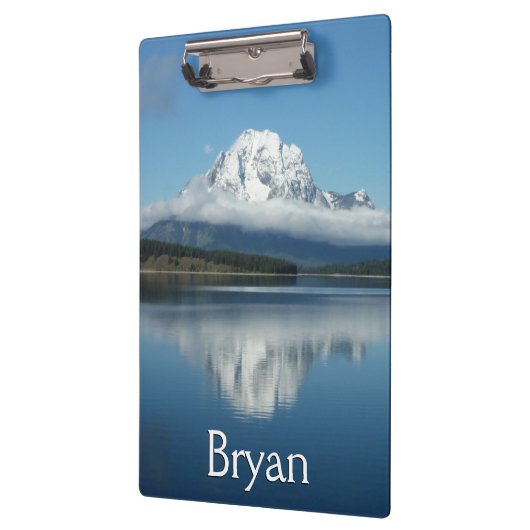 Mount Moran Reflection in Grand Teton Klembord (Links)