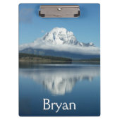 Mount Moran Reflection in Grand Teton Klembord (Voorkant)