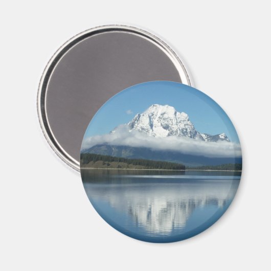 Mount Moran Reflection in Grand Teton Magneet (Voorkant / Achterkant)