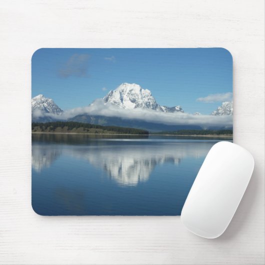 Mount Moran Reflection in Grand Teton Muismat (Met muis)