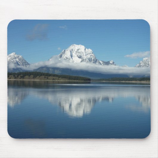 Mount Moran Reflection in Grand Teton Muismat (Voorkant)