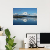 Mount Moran Reflection in Grand Teton Poster (Thuiskantoor)