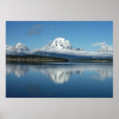 Mount Moran Reflection in Grand Teton Poster (Voorkant)