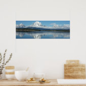 Mount Moran Reflection in Grand Teton Poster (Keuken)