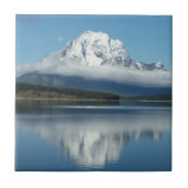 Mount Moran Reflection in Grand Teton Tegeltje (Voorkant)