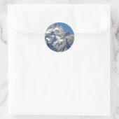 Mount Moran Ronde Sticker (Tas)