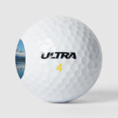 Mount Moran-weerkaatsing bij Grand Teton Golfballen (Logo)