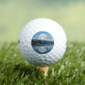 Mount Moran-weerkaatsing bij Grand Teton Golfballen (Insitu Shirt)