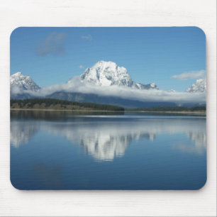 Mount Moran-weerkaatsing bij Grand Teton Muismat