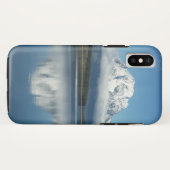 Mount Moran weerspiegeling bij Grand Teton Case-Mate iPhone Case (Achterkant (horizontaal))
