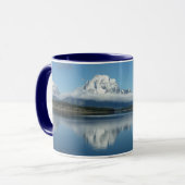 Mount Moran weerspiegeling bij Grand Teton Mok (Voorkant links)