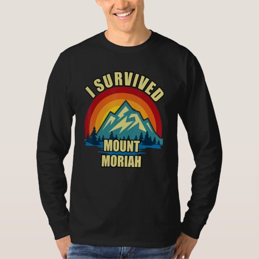 Mount Moriah Hiking Mountian Climbing T-shirt (Voorkant)