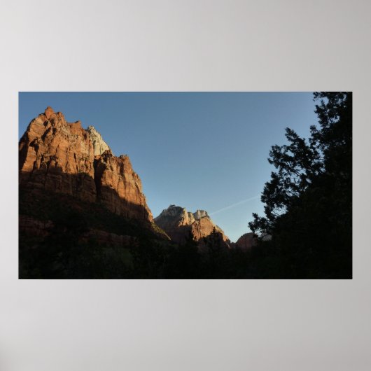 Mount Moroni en Jacob's Peak in Zion Poster (Voorkant)