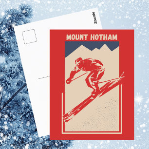 Mount Mt. Hotham Victoriaans Alps Ski Briefkaart