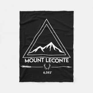 Mount Mt Leconte Smoky Mountains Tennessee Hiking  Fleece Deken