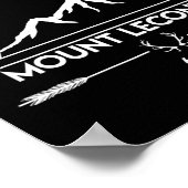 Mount Mt Leconte Smoky Mountains Tennessee Hiking  Poster (Hoek)