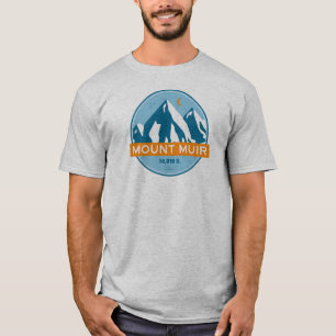 Mount Muir California sterren Maan T-shirt