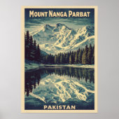 Mount Nanga Parbat V01 Poster (Voorkant)