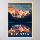 Mount Nanga Parbat V02 Poster (Voorkant)