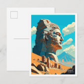 Mount Nemrut Turkije Reizen  illustratie Briefkaart (Voorkant / Achterkant)