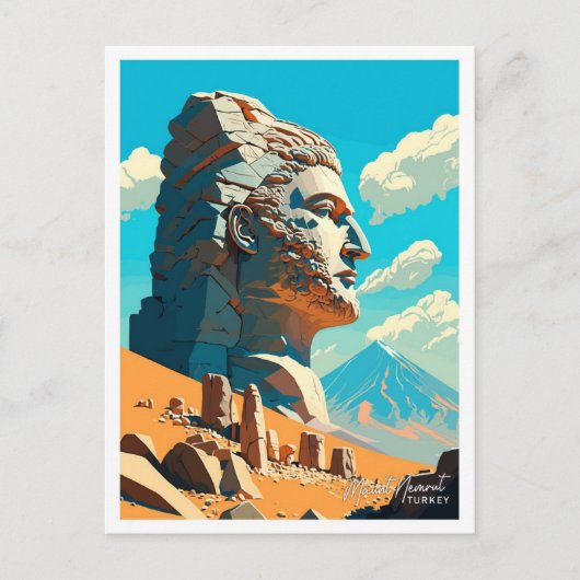 Mount Nemrut Turkije Reizen  illustratie Briefkaart (Voorkant)