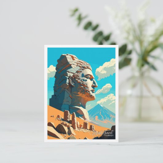 Mount Nemrut Turkije Reizen  illustratie Briefkaart (Staand voorkant)