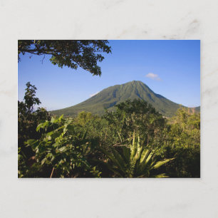 Mount Nevis Volcano Peak Briefkaart
