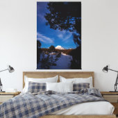 Mount Ngauruhoe vanaf Mount Ruapehu Canvas Afdruk (Insitu (Slaapkamer))