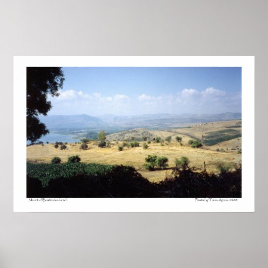 Mount of Beatitudes poster (Voorkant)