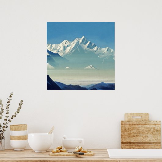 "Mount of Five Treasures" door Nicholas Roerich Poster (Keuken)
