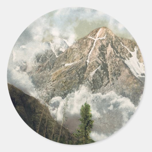 Mount of the Holy Cross Colorado Ronde Sticker (Voorkant)