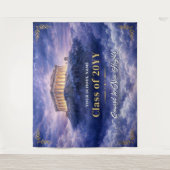 Mount Olympus Klasse Afstudeerbanner, Aangepaste P Wandkleed (Voorkant)