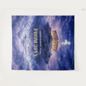 Mount Olympus Prom Night Banner, Aangepaste Homeco Wandkleed (Voorkant (horizontaal))