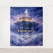Mount Olympus Prom Night Banner, Aangepaste Homeco Wandkleed (Voorkant)