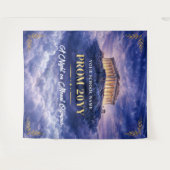Mount Olympus Prom Night Banner, Aangepaste Homeco Wandkleed (Voorkant (horizontaal))