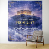 Mount Olympus Prom Night Banner, Aangepaste Homeco Wandkleed (In situ)